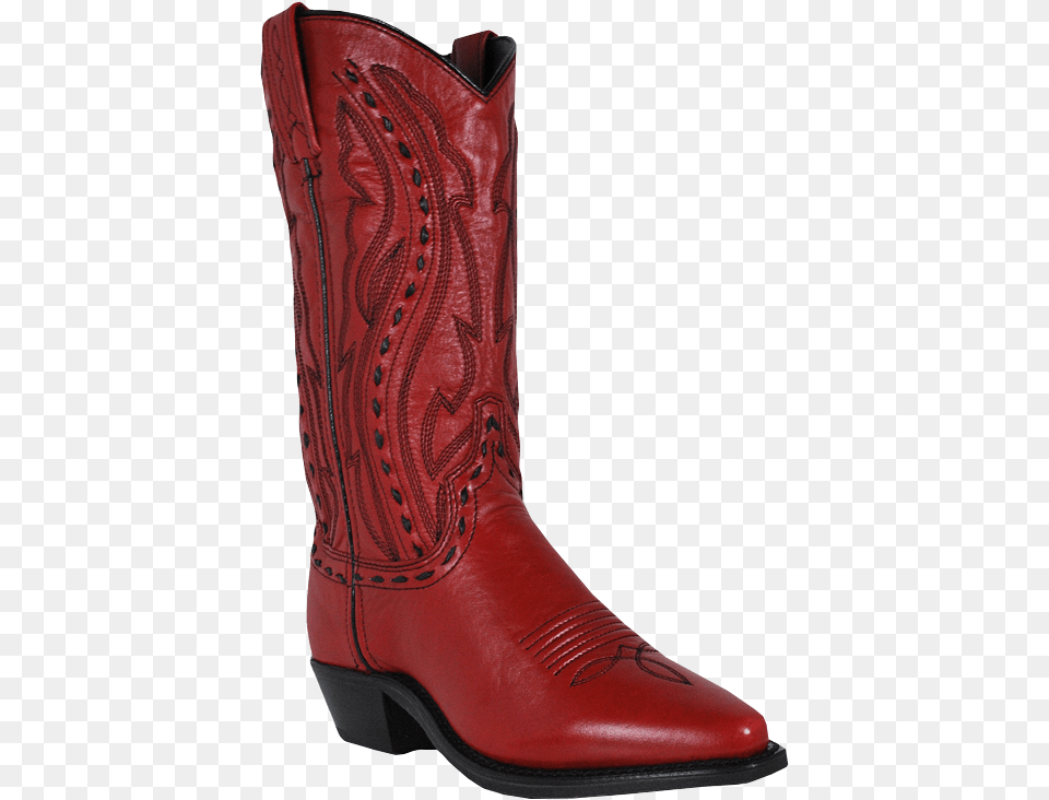 Abilene Ladies Red Whipstitched Cowgirl Fashion Boots Cowboy Boot, Clothing, Footwear, Cowboy Boot, Shoe Free Png