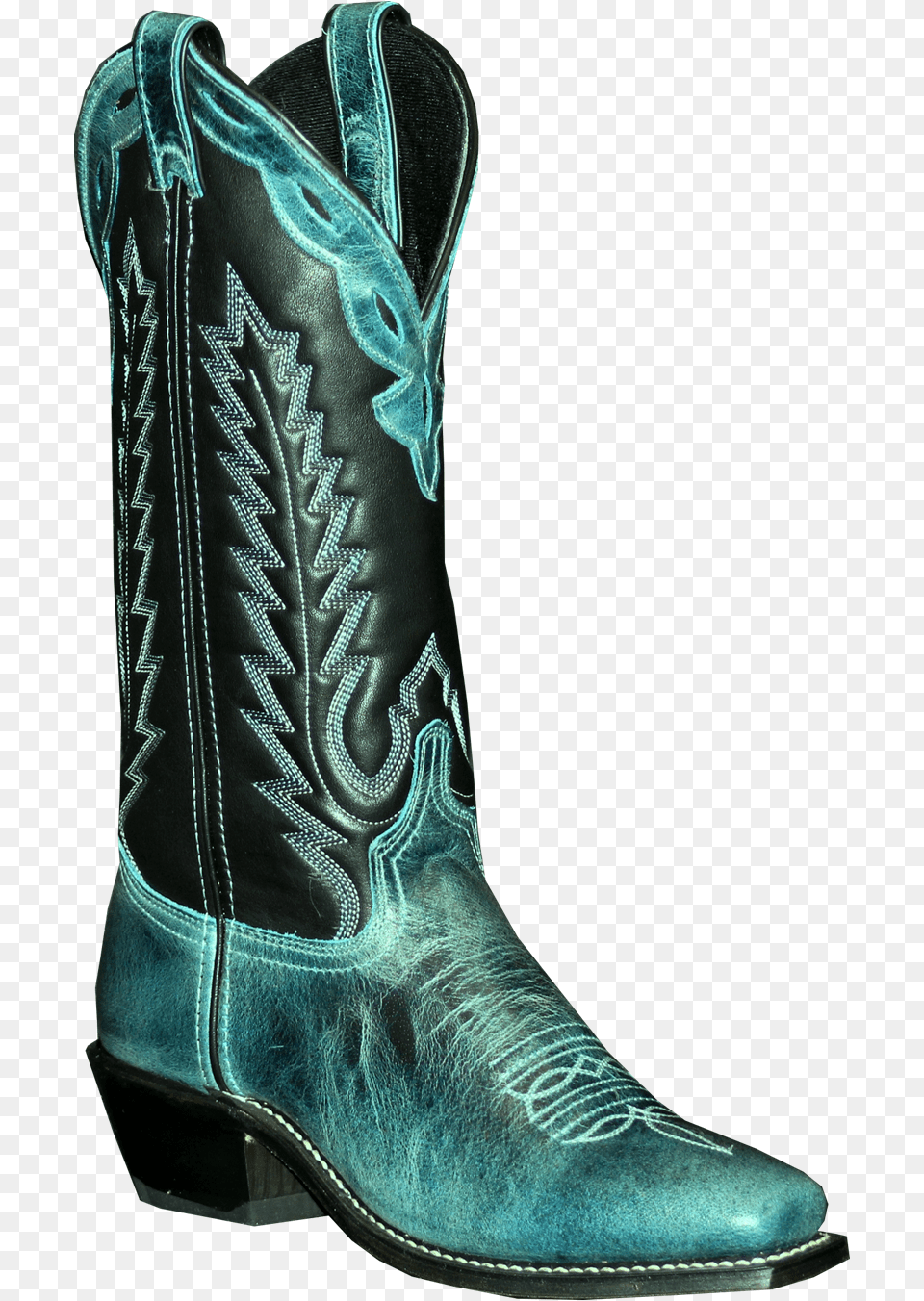 Abilene Women S Two Toned Cobalt Blue Cowhide Western Aqua Blue Cowboy Boots Womens, Clothing, Footwear, Shoe, Boot Free Png