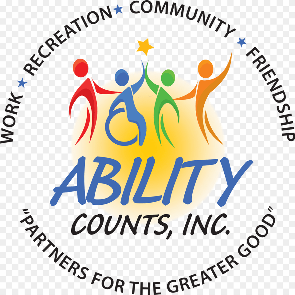 Ability Counts, Logo, Person, People, Birthday Cake Free Png