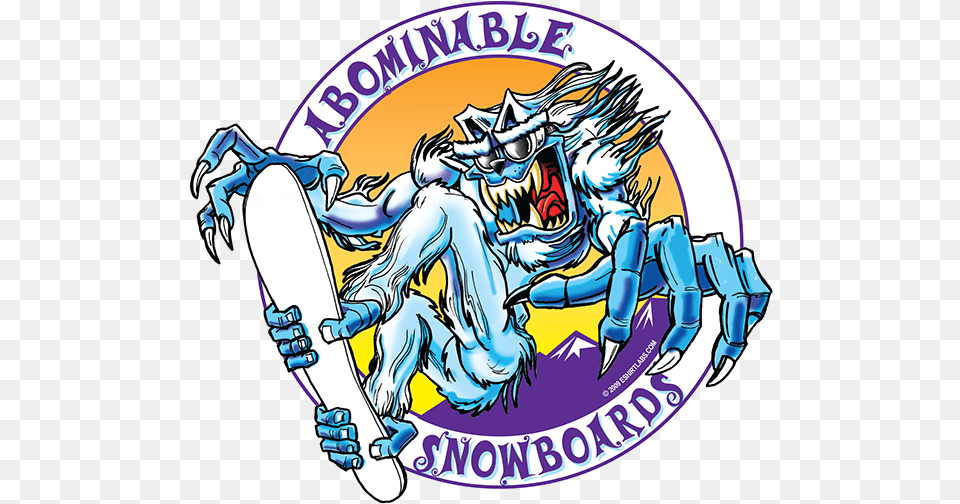 Abominable Snowboards Cartoon, Person, Book, Comics, Publication Free Transparent Png