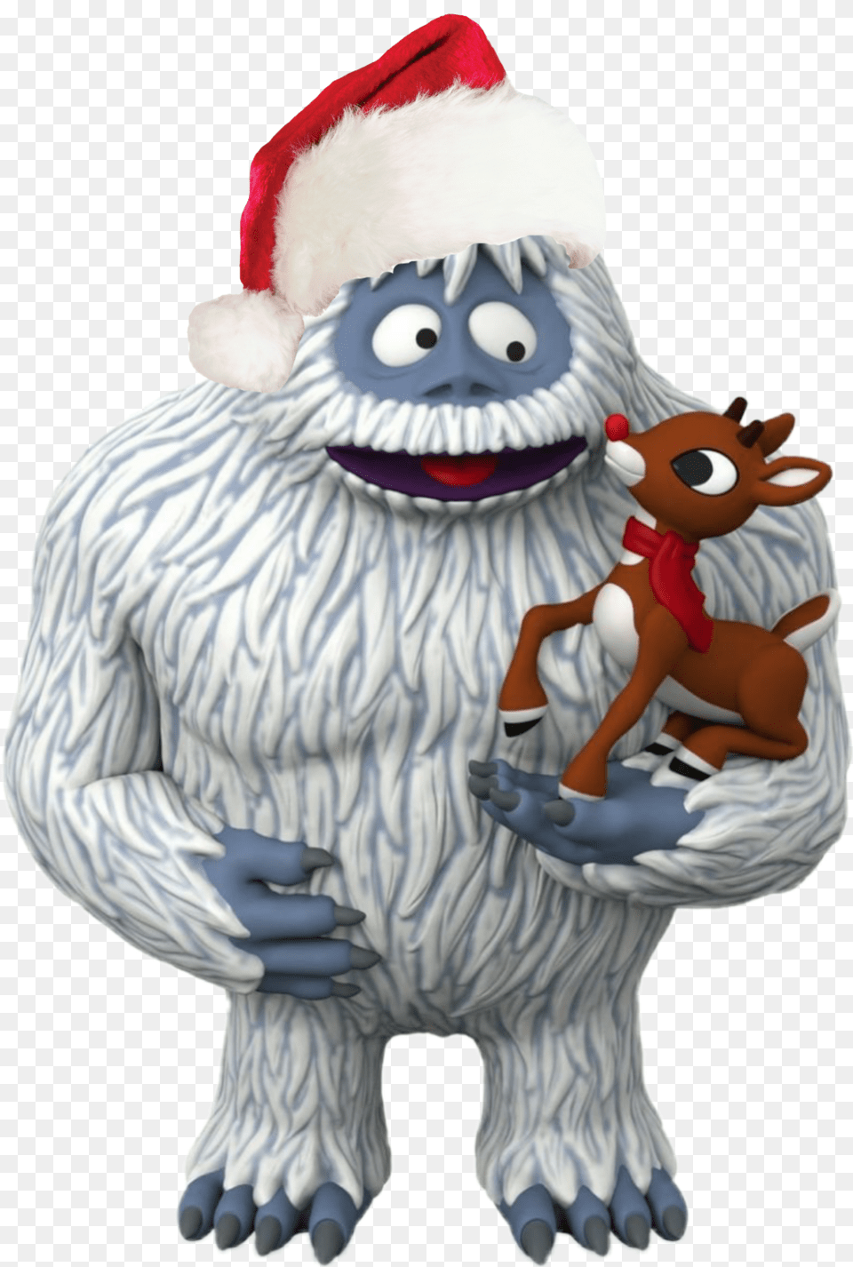 Abominable Snowman And Rudolph Abominalsnowman Abominab Christmas Day, Toy, Plush, Figurine, Baby Free Transparent Png
