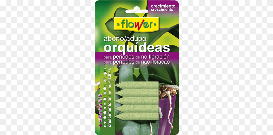 Abono Clavos Orquideas Flower Nails Blister Fertilizer Orquideas 5u, Advertisement, Herbal, Herbs, Plant Free Transparent Png