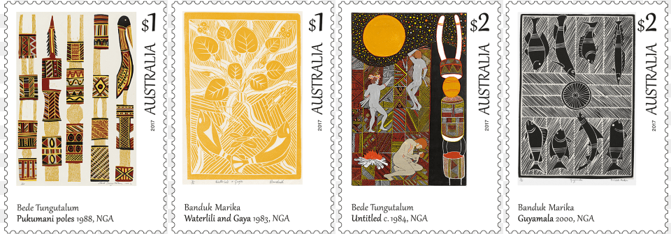 Aboriginal Artwork Represented On Stamps Art, Postage Stamp, Person Free Png Download