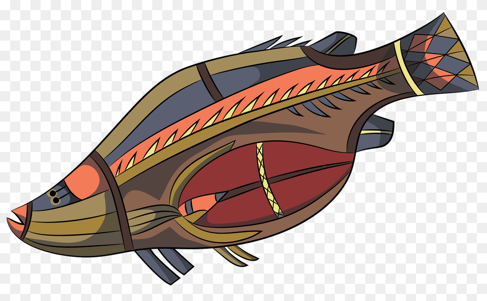 Aboriginal Cave Art Fish Clipart, Aircraft, Transportation, Vehicle, Animal Png