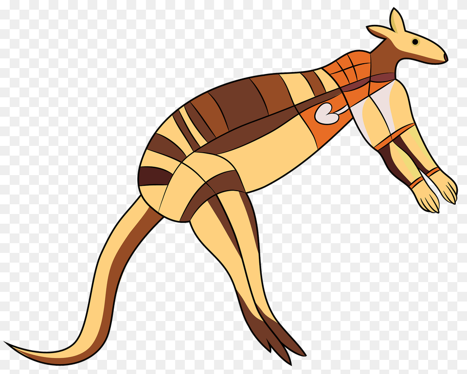 Aboriginal Kangaroo Clipart, Animal, Mammal Free Transparent Png