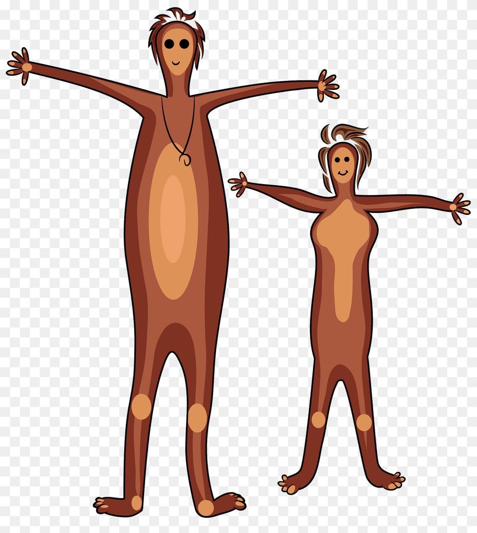 Aboriginal Painting Man And Woman Clipart, Person, Face, Head, Cartoon Png