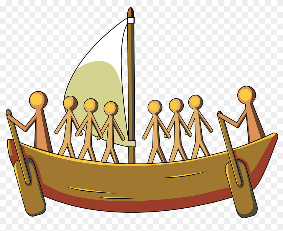 Aboriginal Painting Of The Sailing Boat Clipart, Sailboat, Transportation, Vehicle, Watercraft Png Image