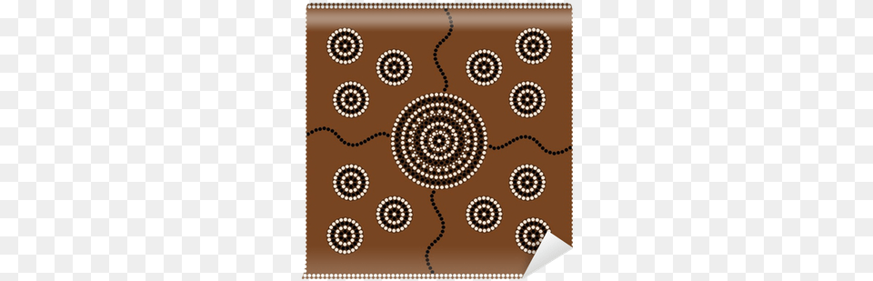 Aboriginal Style Of Dot Painting Depicting Circle Circle, Home Decor, Rug, Bathroom, Indoors Free Png