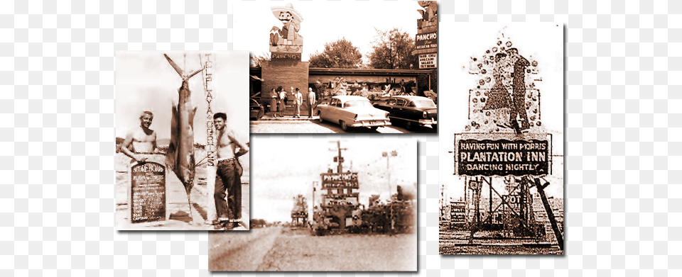 About 9 Months After Opening The Restaurant Was Destroyed Plantation Inn West Memphis Ar, Collage, Art, Vehicle, Transportation Free Png Download