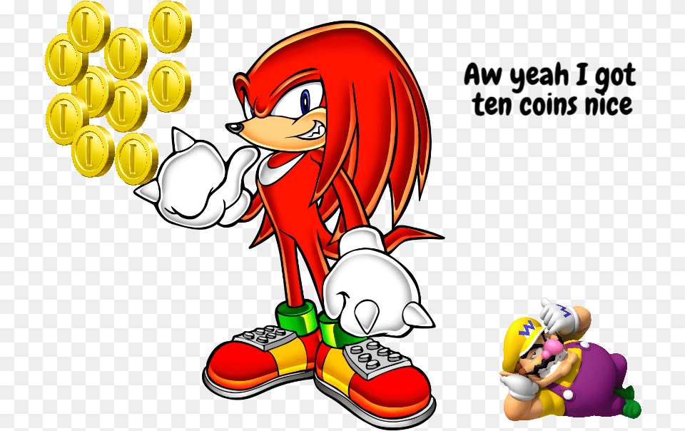 About A Month Ago Knuckles The Echidna Clipart, Baby, Person, Book, Comics Free Png