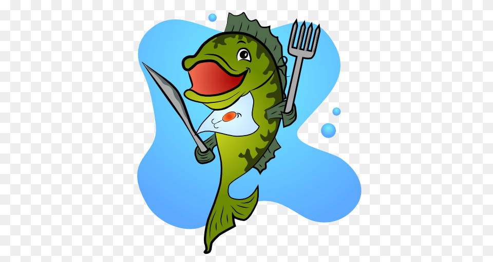 About Bass Fishing Emoji, Cutlery, Fork, Baby, Person Free Png