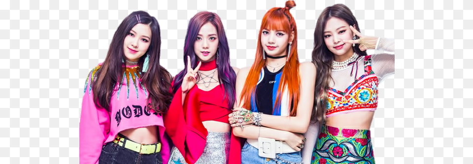 About Blackpink Pngu0027s Black Pink, Woman, Teen, Person, Girl Free Png Download