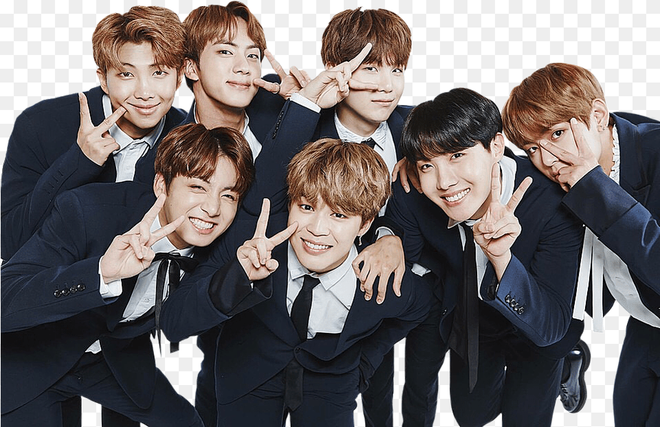 About Bts Family Photo 2017, Person, People, Groupshot, Head Free Png Download