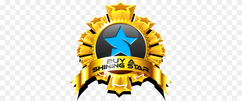 About Buy A Shining Star Logo Of Shining Star, Badge, Symbol Png Image