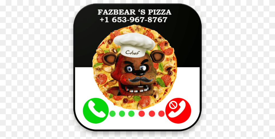 About Call From Freddy Fazbear Pizza Prank Google Play Italian Style Pizza, Advertisement, Food, Snack, Poster Free Png