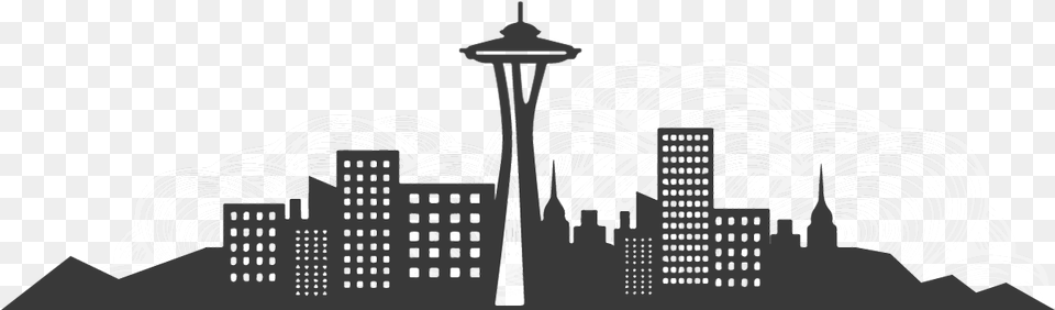 About Cascade Specialty Impact Seattle Space Needle Clipart Blue, City, Metropolis, Urban, Art Png Image