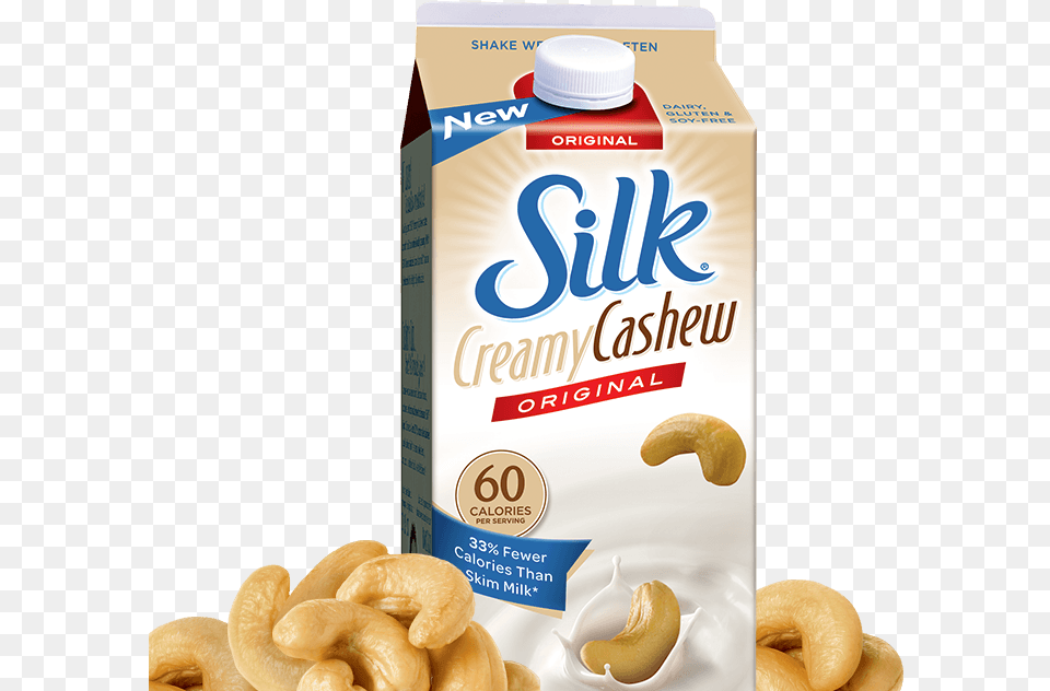 About Cashew Beverages Silk Creamy Cashew Original, Food, Nut, Plant, Produce Png Image