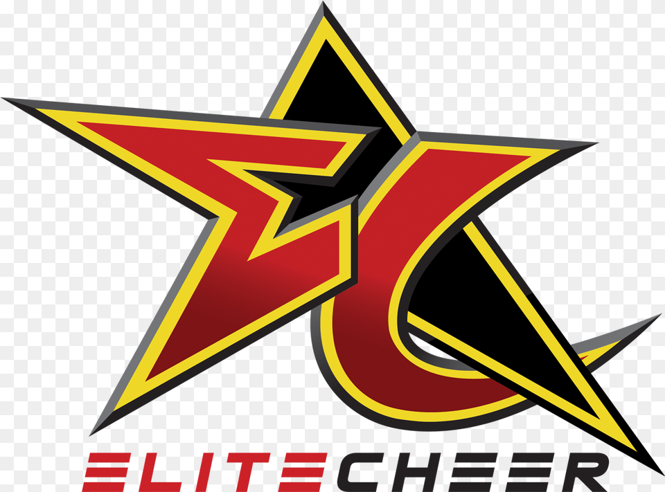 About Elite Cheer Cb Elite Cheer Logo, Symbol, Star Symbol Free Png Download