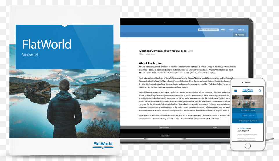 About Flatworld Textbook Free Transparent Png