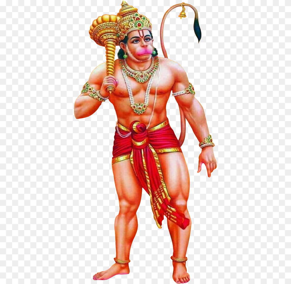 About Hanuman Ji Hanuman Photos New Hd 3d, Person, Clothing, Costume, Accessories Png