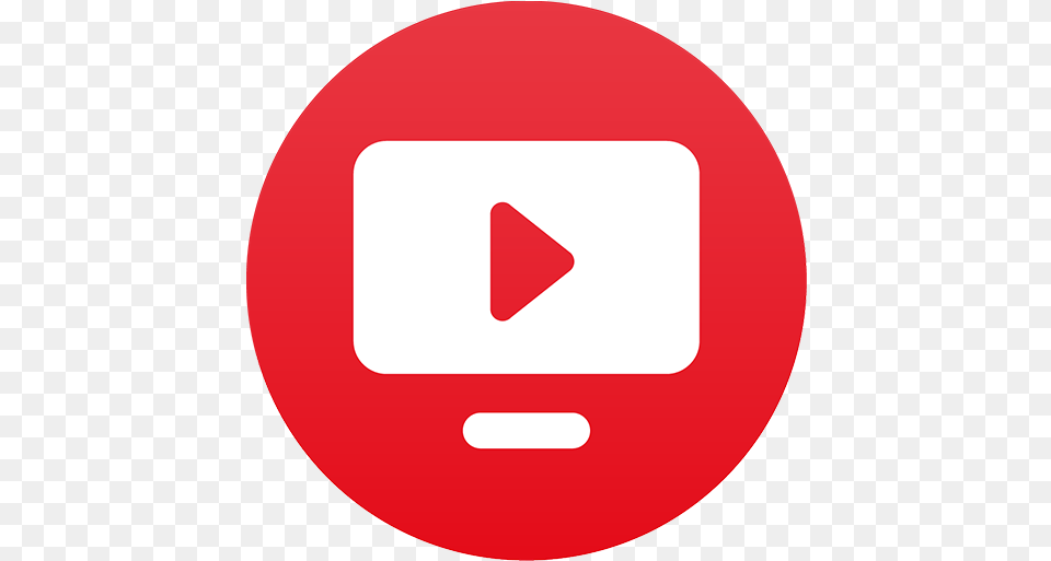 About Jiotv For Android Tv Google Play Version Logo De Youtube Circular, Sign, Symbol, Road Sign, Disk Free Transparent Png