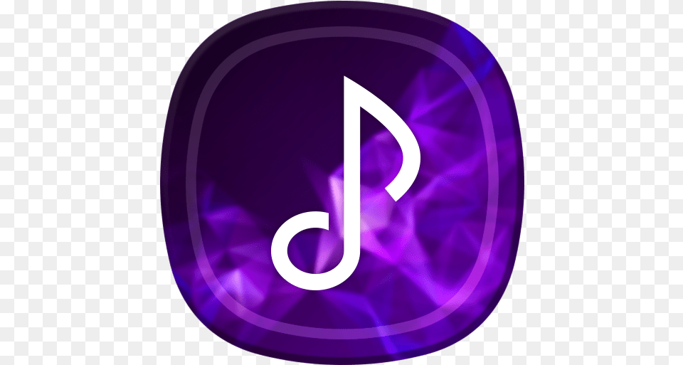 About Music Player S9 U2013 Mp3 For Galaxy Google Galaxy Music App Icon, Purple, Symbol, Number, Text Png Image
