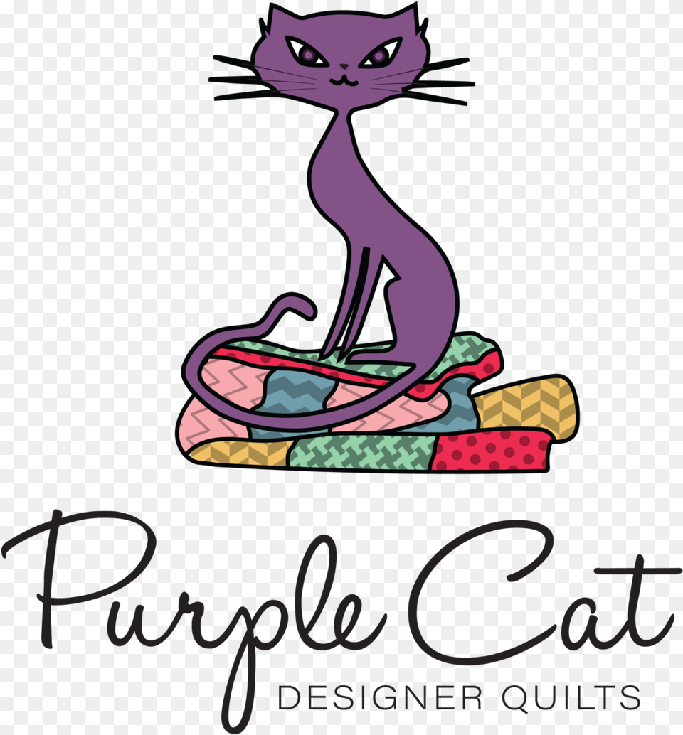 About Purple Cat Quilts Cosmetic, Animal, Mammal, Pet, Advertisement Png