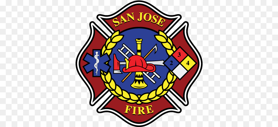 About Sjfd San Jose Fire Department Logo, Emblem, Symbol, Badge, Dynamite Free Png