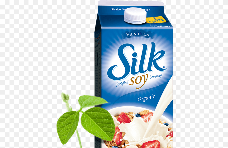 About Soy Beverages Silk Vanilla Soy Beverage, Dessert, Food, Yogurt, Milk Free Png Download