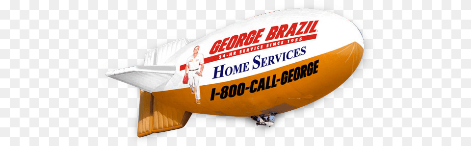 About The Airship George Brazil Home Services Car X, Aircraft, Transportation, Vehicle, Blimp Png