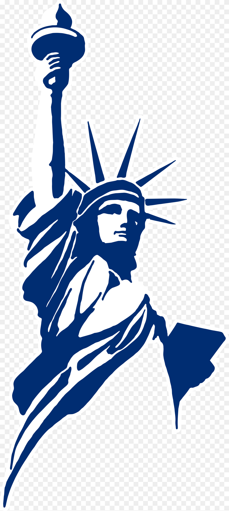 About The Logo Statue Of Liberty Transparent, People, Person, Art, Face Free Png