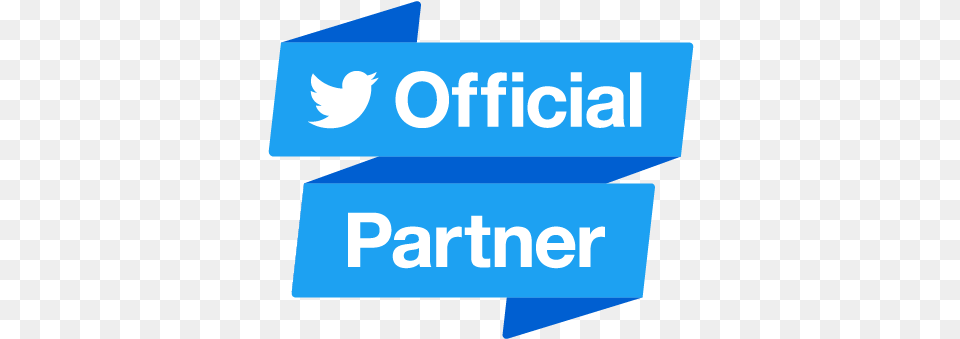 About The Program Twitter Partner Logo, Sign, Symbol, Text Png Image