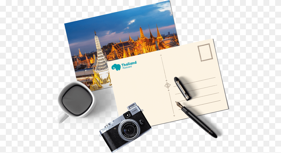 About The Thailand Postcard Postal, Camera, Electronics, Pen, Envelope Free Png Download