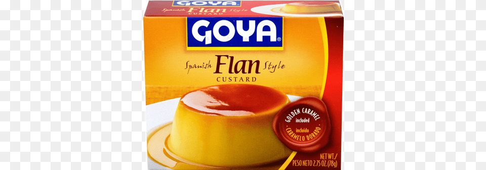 About This Product Flan Goya, Custard, Food, Caramel, Dessert Free Png