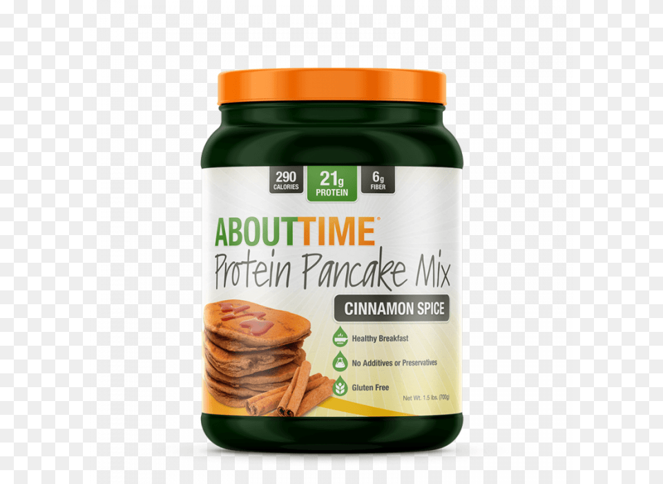 About Time Protein Pancake Mix Cinnamon Spice Time Protein Pancake Mix, Food Png Image