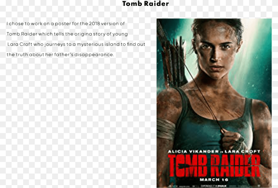 About Tomb Raider Tomb Raider 2018 Ac, Adult, Poster, Person, Female Free Transparent Png