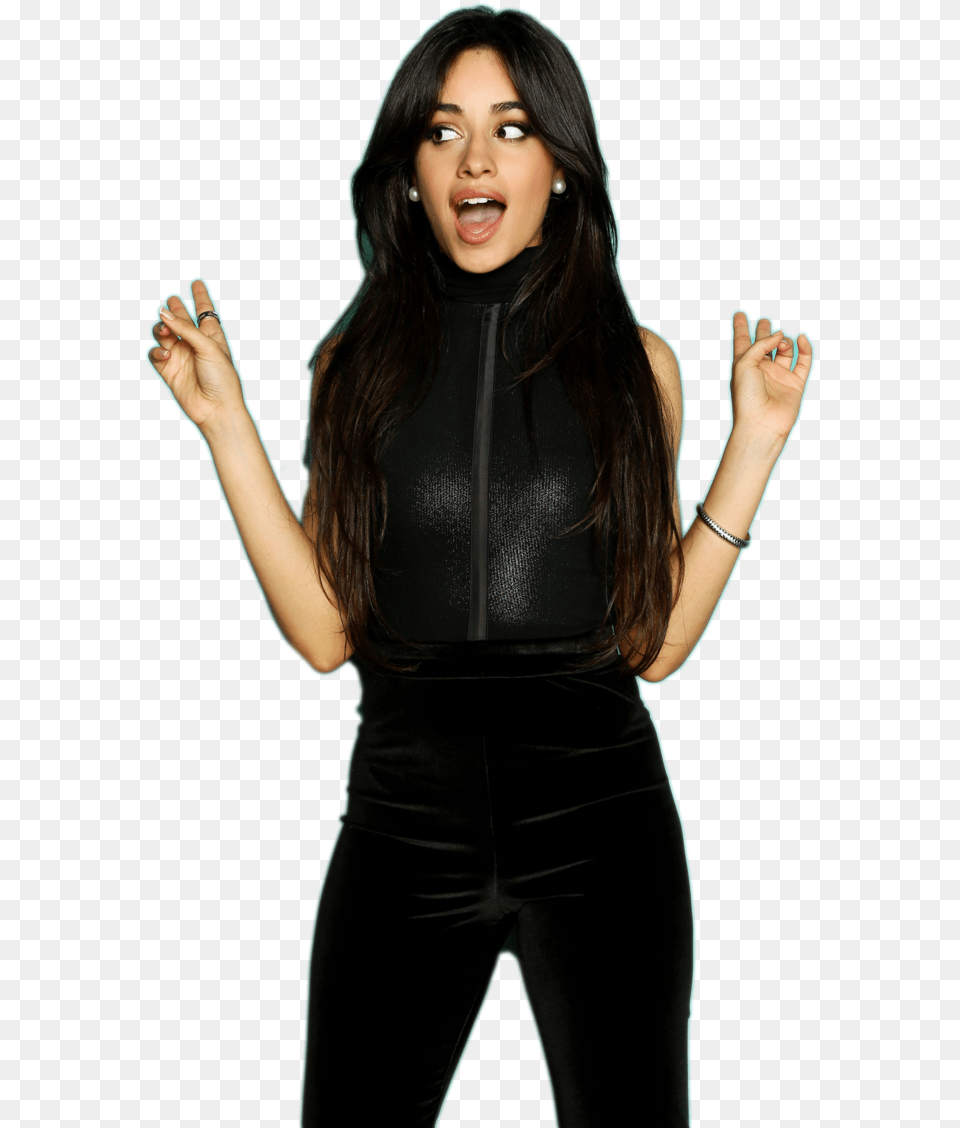 About Transparents Camila Cabello On Clear Background, Portrait, Body Part, Photography, Person Png Image