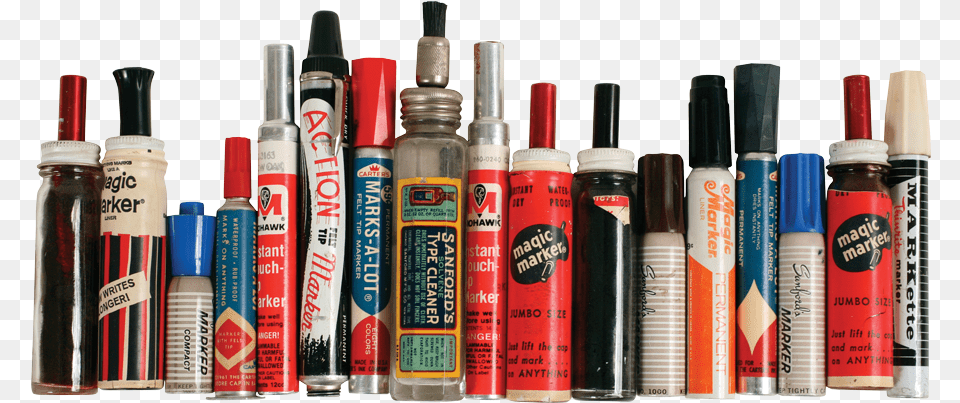 About U2014 Wall Writers Vintage Graffiti Markers, Bottle, Cosmetics, Perfume, Can Free Png