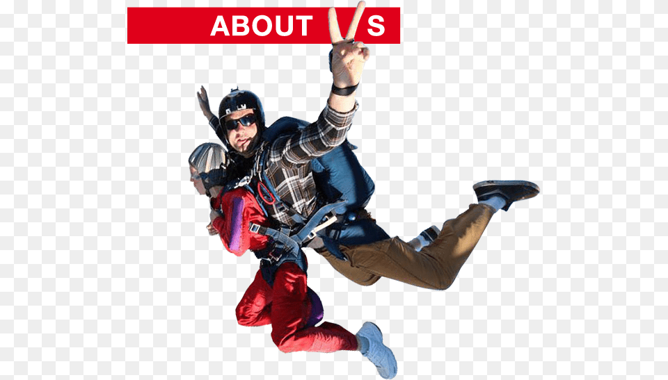 About Us Cabo Skydive Tandem Skydiving, Adult, Male, Man, Person Free Transparent Png