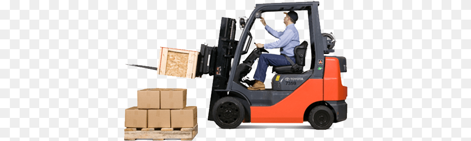 About Us Forklift With Weight Scale, Box, Machine, Adult, Male Free Transparent Png