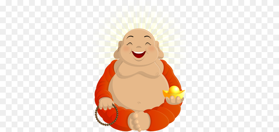 About Us Happy Buddha Cartoon, Accessories, Jewelry, Necklace, Baby Free Transparent Png