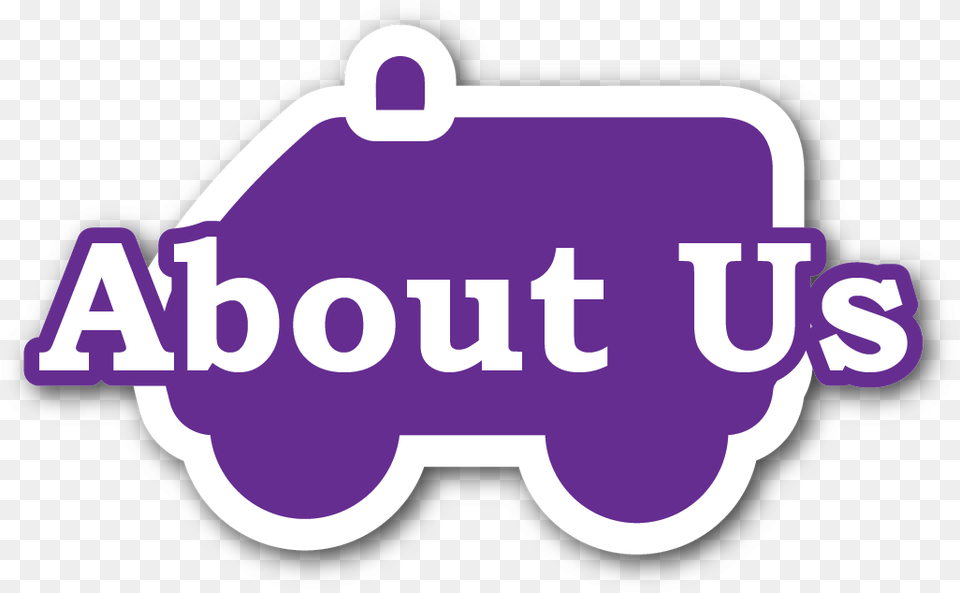 About Us Icon, Logo, Purple, Sticker Free Png