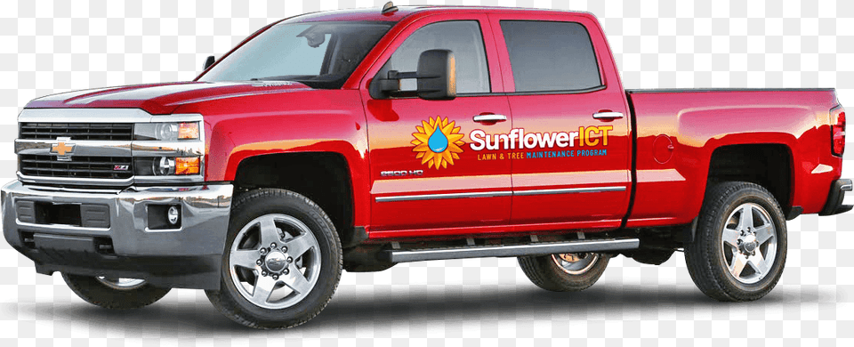 About Us Sunflower Ict Lawn U0026 Tree Care Maintenance Chevrolet Silverado, Pickup Truck, Transportation, Truck, Vehicle Free Png Download