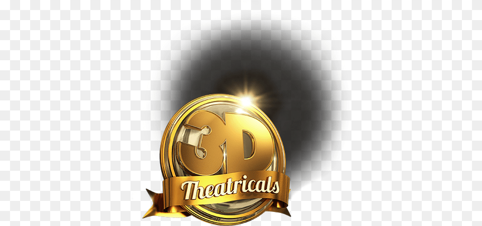 About Us U2013 3 D Theatricals Language, Logo, Gold, Disk, Emblem Free Transparent Png