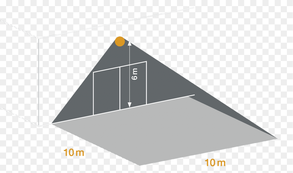 About Xled Pro Square Xl Roof, Triangle, Animal, Fish, Sea Life Free Png Download