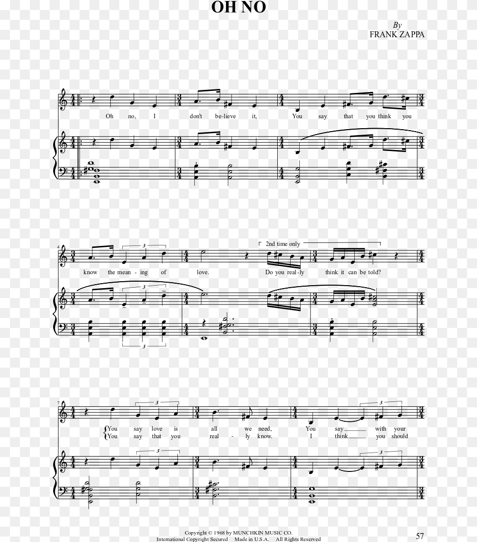 Above And Beyond Sheet Music, Gray Png