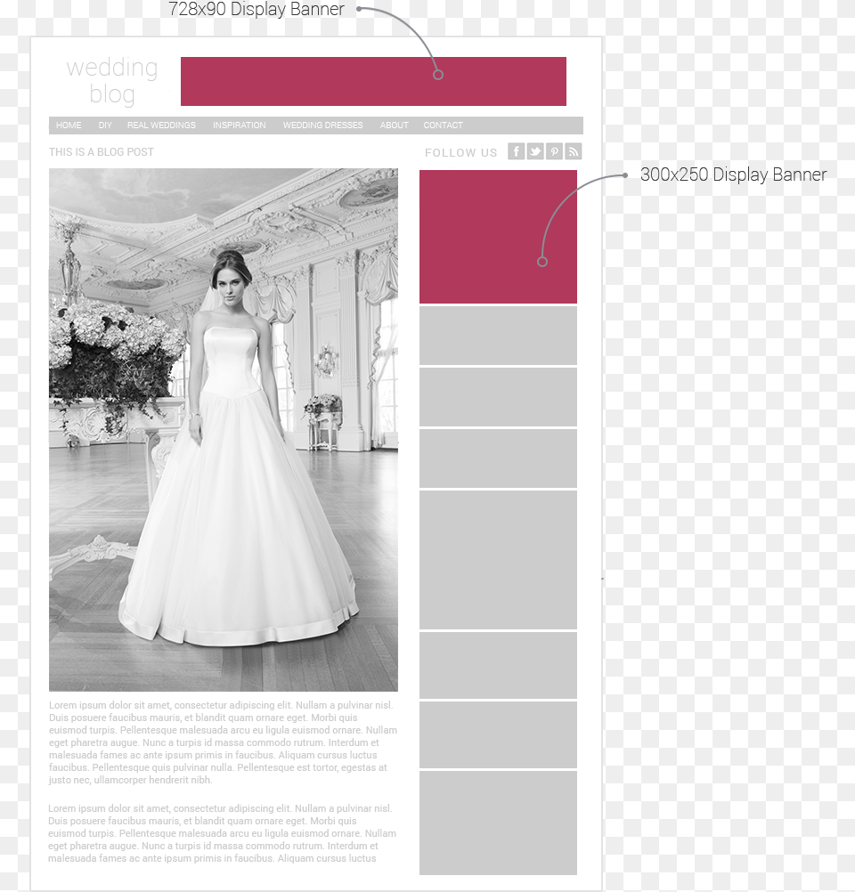 Above The Fold Digital Ad Banners Gown, Formal Wear, Wedding Gown, Clothing, Dress Png