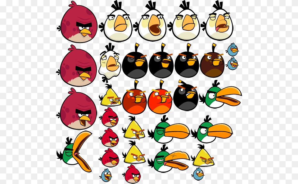 Abpc Birds Melody Angry Birds Sprites, Animal, Bird, Face, Head Png Image