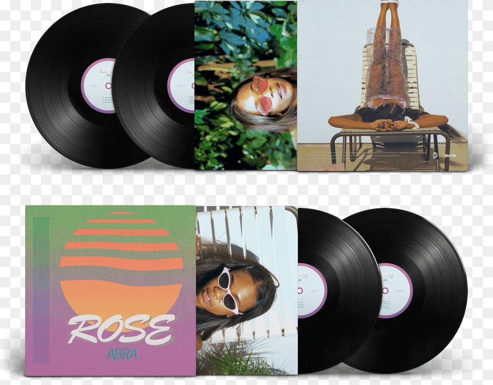 Abra Rose Pink Vinyl, Art, Collage, Woman, Person Free Png