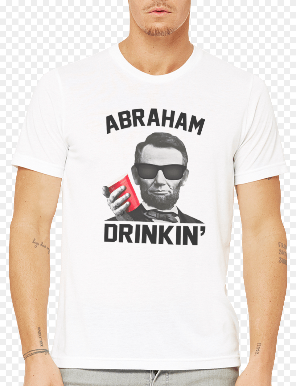 Abraham Drinkin Shirt Shirt, Accessories, Sunglasses, T-shirt, Clothing Free Png